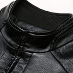 Jaqueta Masculina de Couro Genuíno Slim - Estilo e Durabilidade
