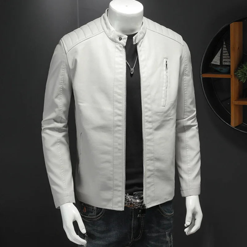 Jaqueta Masculina em Couro Tecnológico: Estilo e Proteção Inverno