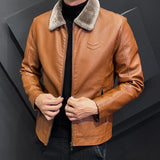 Jaqueta Masculina de Couro Tecnológico com Forro Confortável