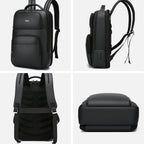 Mochila para Notebook Masculina Jeep Buluo JP606 Preta com Porta USB e Compartimentos