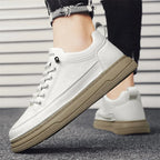 Tênis Masculino Casual em Couro Tecnológico - Estilo e Conforto