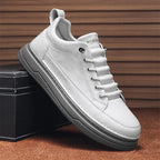 Tênis Masculino Casual em Couro Tecnológico - Estilo e Conforto