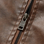 Jaqueta Masculina em Couro Tecnológico com Forro de Algodão