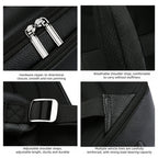Mochila para Notebook Masculina Jeep Buluo JP606 Preta com Porta USB e Compartimentos