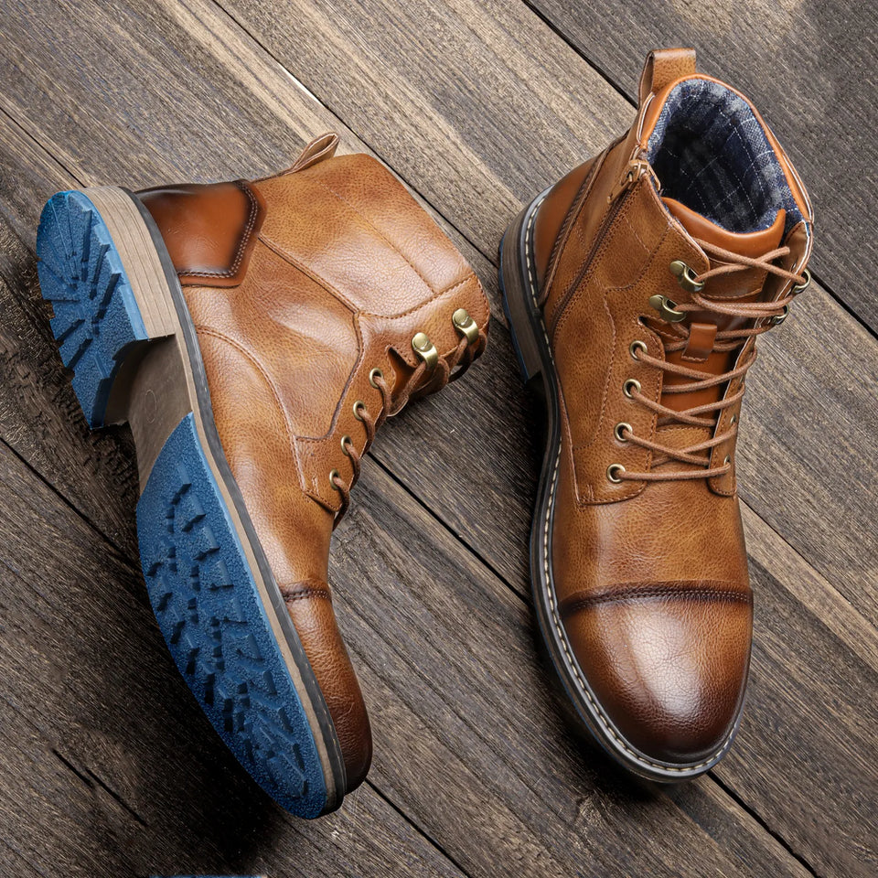 Bota Masculina em Couro Genuíno: Estilo e Durabilidade Urbanos