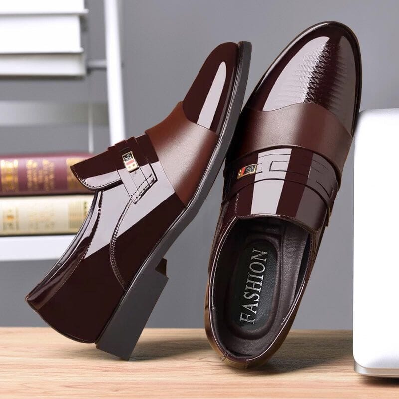 Sapato Social Masculino em Couro Genuíno com Conforto Premium