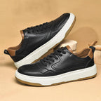 Tênis Masculino em Couro Tecnológico - Conforto e Estilo Durável