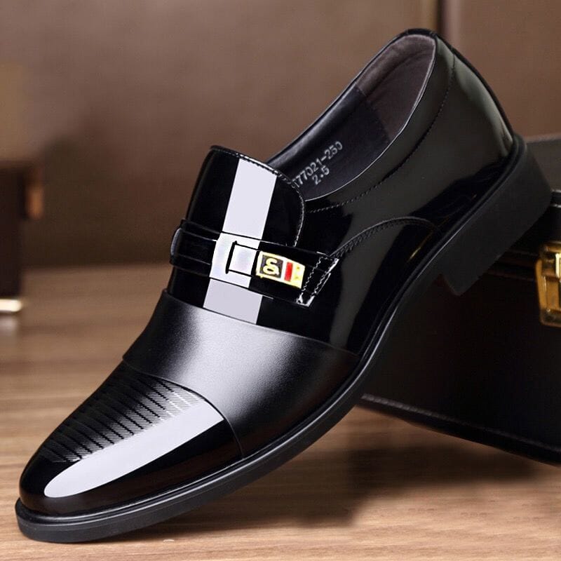 Sapato Social Masculino em Couro Genuíno com Conforto Premium