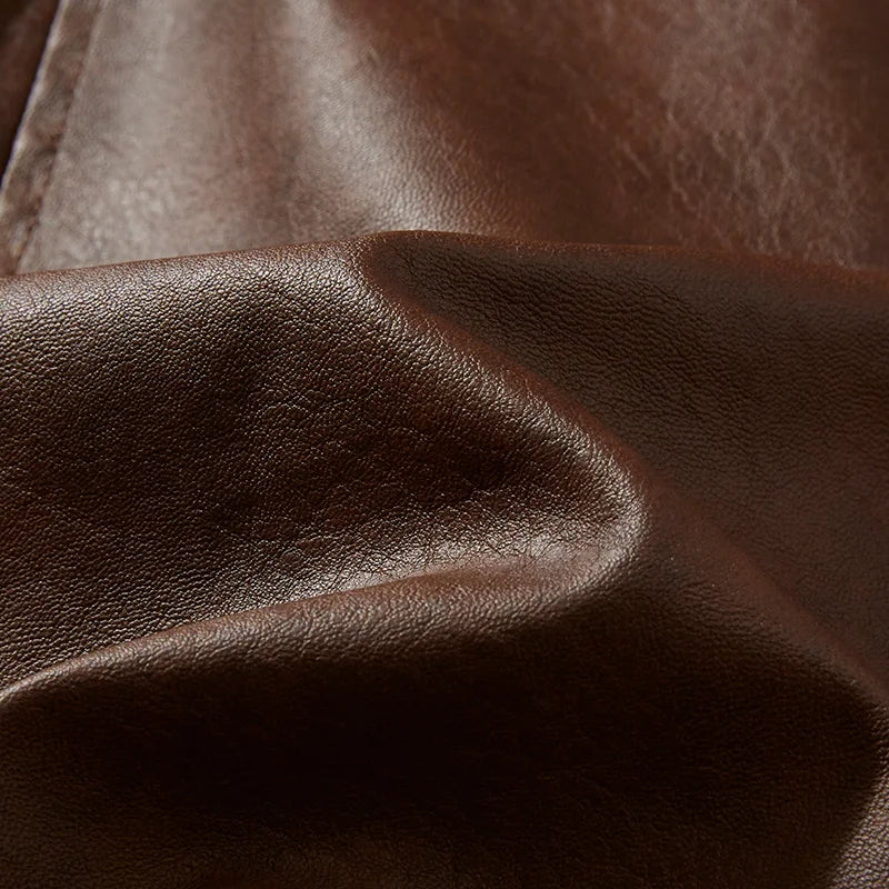 Jaqueta Masculina em Couro Tecnológico com Forro de Algodão