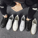 Tênis Masculino Casual em Couro Tecnológico - Estilo e Conforto