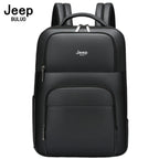 Mochila para Notebook Masculina Jeep Buluo JP606 Preta com Porta USB e Compartimentos