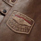 Jaqueta Masculina em Couro Tecnológico com Forro de Algodão