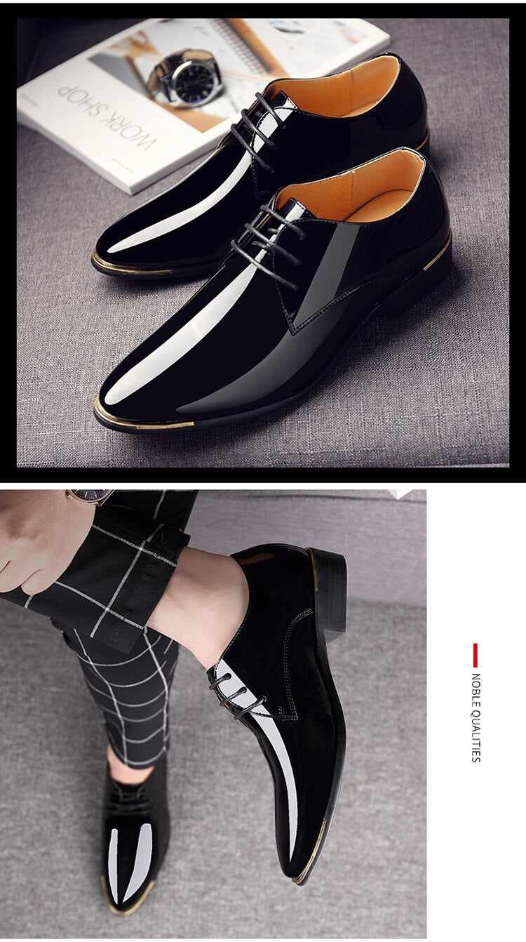 Sapato em Couro Tecnológico - Elegância e Conforto para Eventos