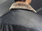 Jaqueta Masculina de Couro Tecnológico com Forro Confortável