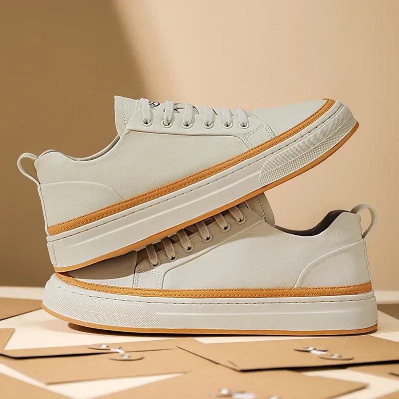 Tênis Masculino em Couro Tecnológico - Conforto e Estilo Diário