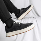 Sapatênis Masculino em Couro Tecnológico - Conforto e Estilo Casual