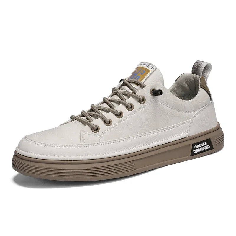 Tênis Masculino em Couro Tecnológico - Conforto e Estilo Premium