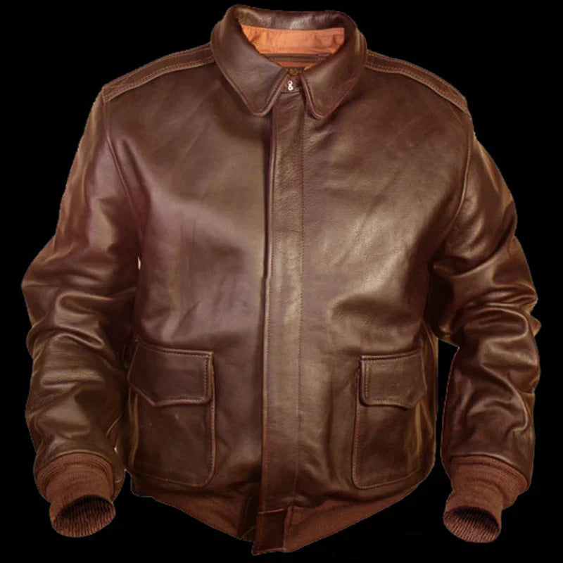 Jaqueta de Couro Masculina Bomber Air Force - Conforto e Estilo