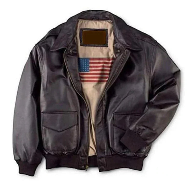 Jaqueta de Couro Masculina Bomber Air Force - Conforto e Estilo