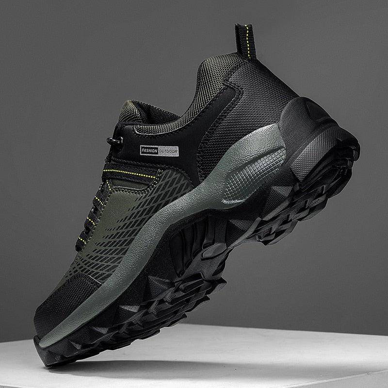 Tênis Masculino Adventure Ultra™ em Couro Sintético Militar para Trilha