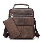 bolsa transversal masculina marrom café