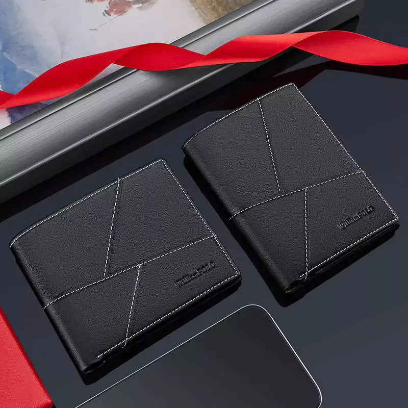 Carteira William Polo Slim em Couro Genuíno e Super Leve