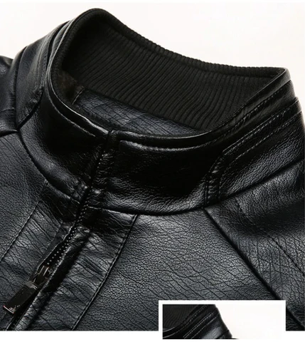 Jaqueta Masculina de Couro Genuíno Slim - Estilo e Durabilidade