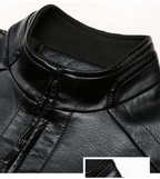 Jaqueta Masculina de Couro Genuíno Slim - Estilo e Durabilidade