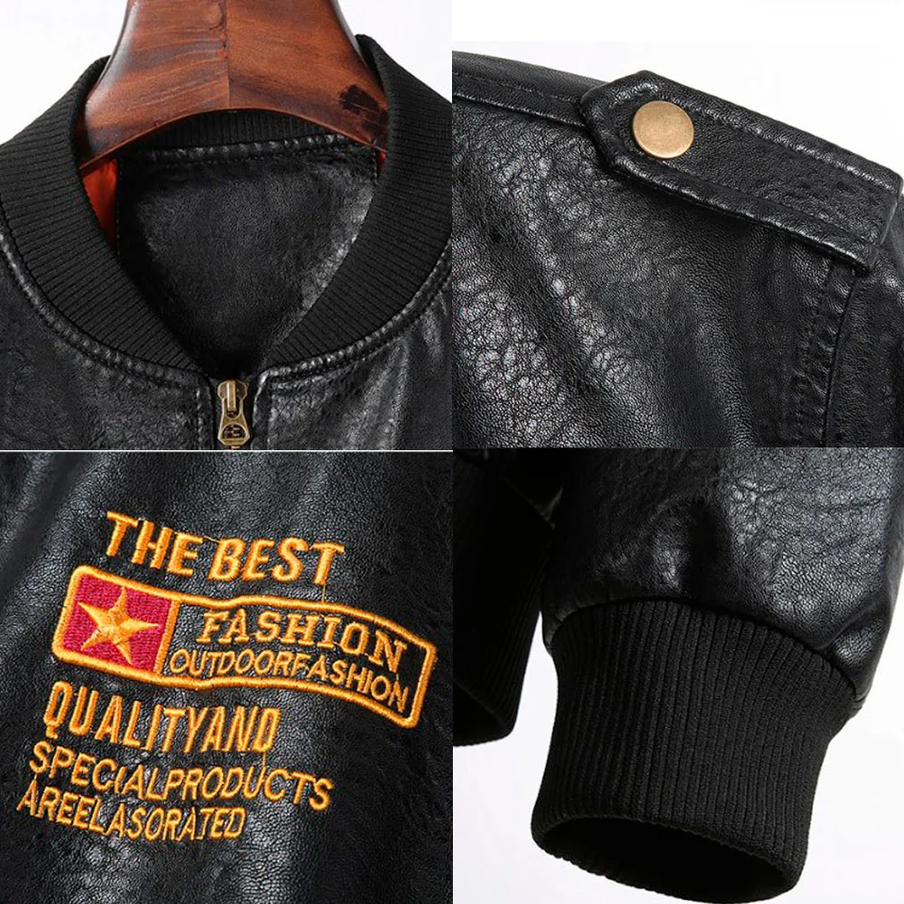 Jaqueta Masculina em Couro Tecnológico - Estilo e Resistência para Motociclistas