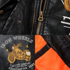 Jaqueta Masculina em Couro Tecnológico - Estilo e Resistência para Motociclistas