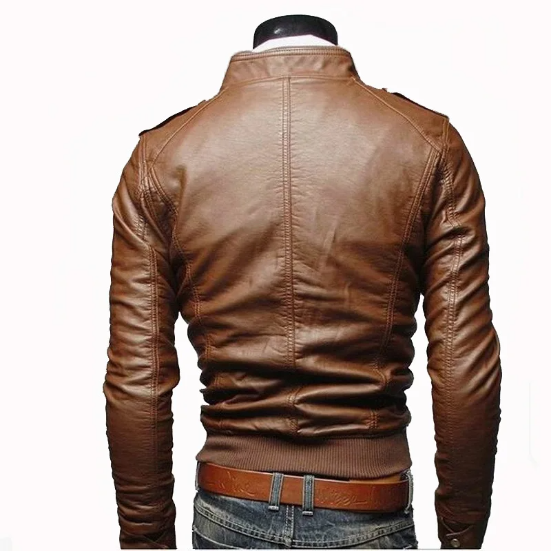 Jaqueta Masculina em Couro Tecnológico - Elegância e Conforto