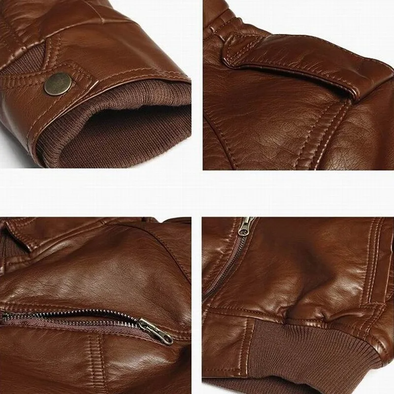 Jaqueta Masculina em Couro Tecnológico - Elegância e Conforto