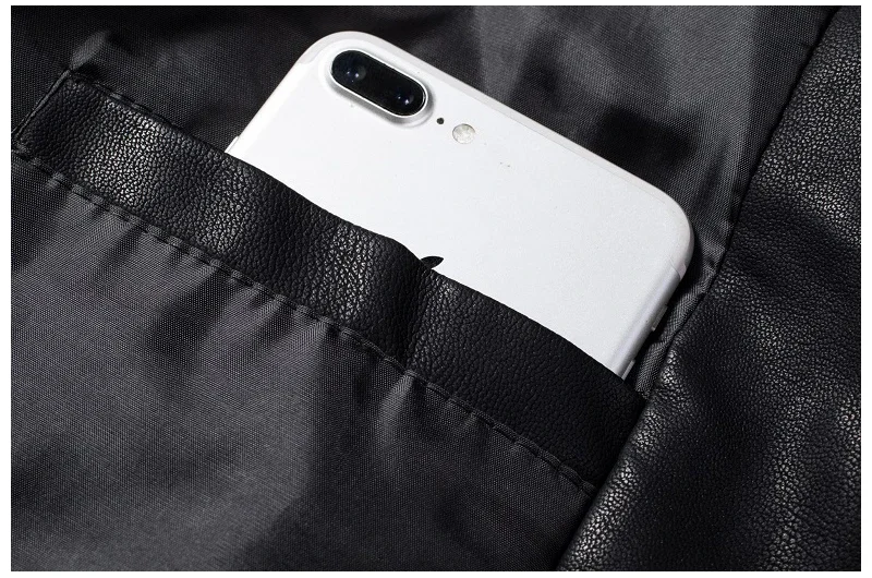 Jaqueta Masculina de Couro Tecnológico Vintage - Estilo e Conforto