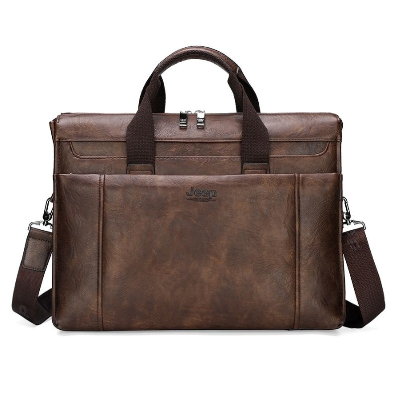 Bolsa para notebook marrom jeepbuluo