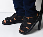 Sandália Masculina em Couro Tecnológico - Conforto e Estilo Diário