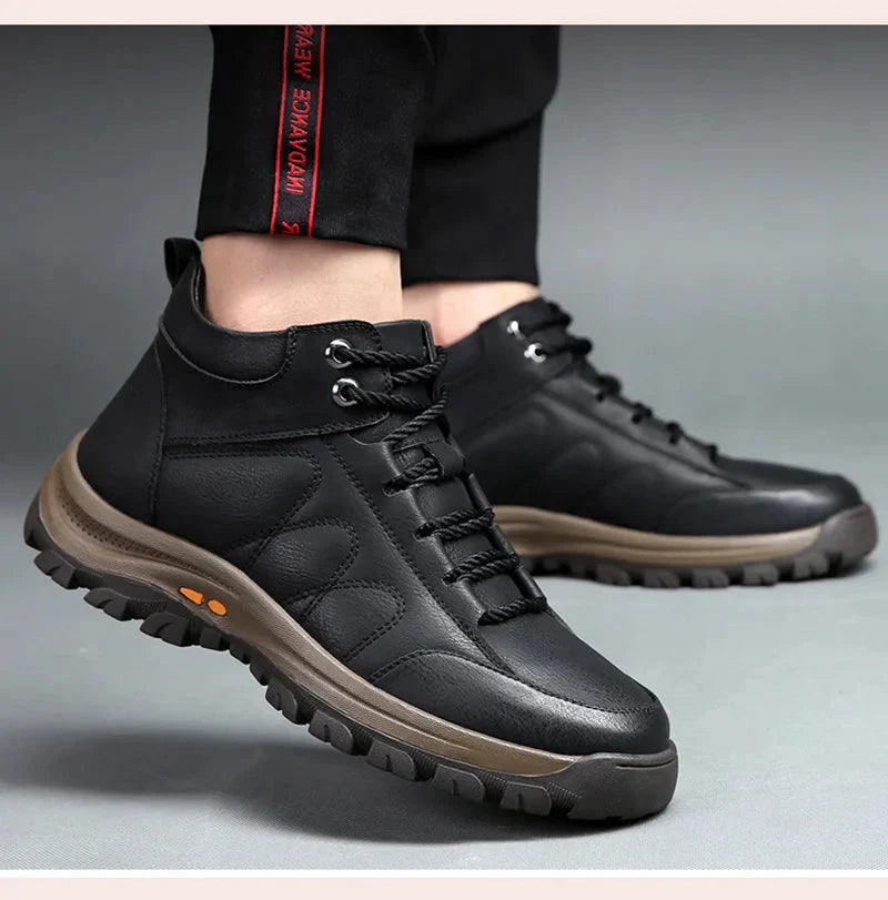 Tênis Masculino em Couro Tecnológico - Conforto e Estilo Diário