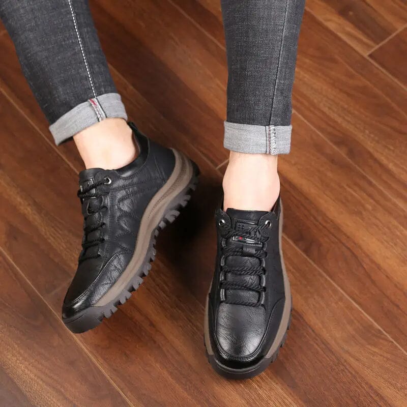 Tênis Masculino em Couro Tecnológico - Conforto e Estilo Diário