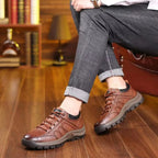 Tênis Masculino em Couro Tecnológico - Conforto e Estilo Diário
