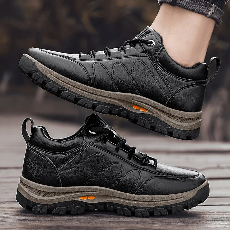 Tênis Masculino em Couro Tecnológico - Conforto e Estilo Diário