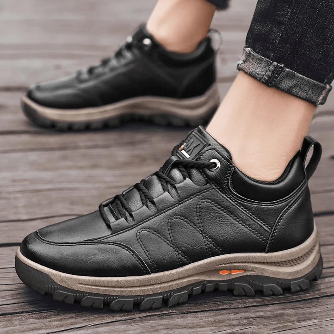 Tênis Masculino em Couro Tecnológico - Conforto e Estilo Diário