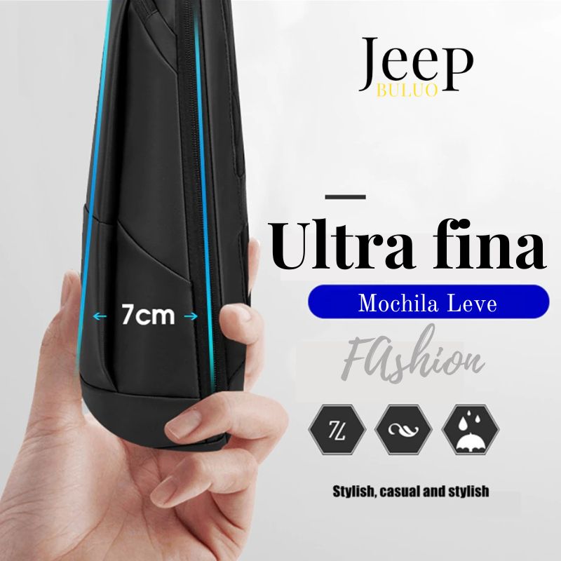 Mochila para notebook Masculina à prova d'água e anti-roubo