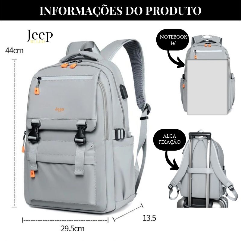 Mochilas masculinas Impermeável