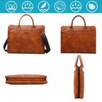 Bolsa para notebook em couro