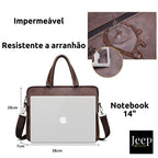 Bolsa para Notebook  de 14 polegadas em couro
