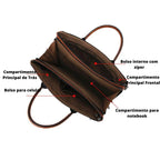 Bolsa para notebook em couro