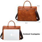 Bolsa para notebook em couro