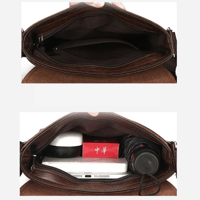 Bolsa masculina em couro