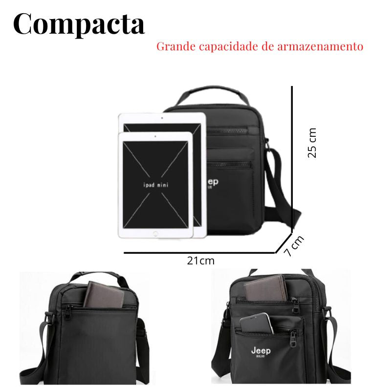 Bolsa Masculina Transversal à prova d'água