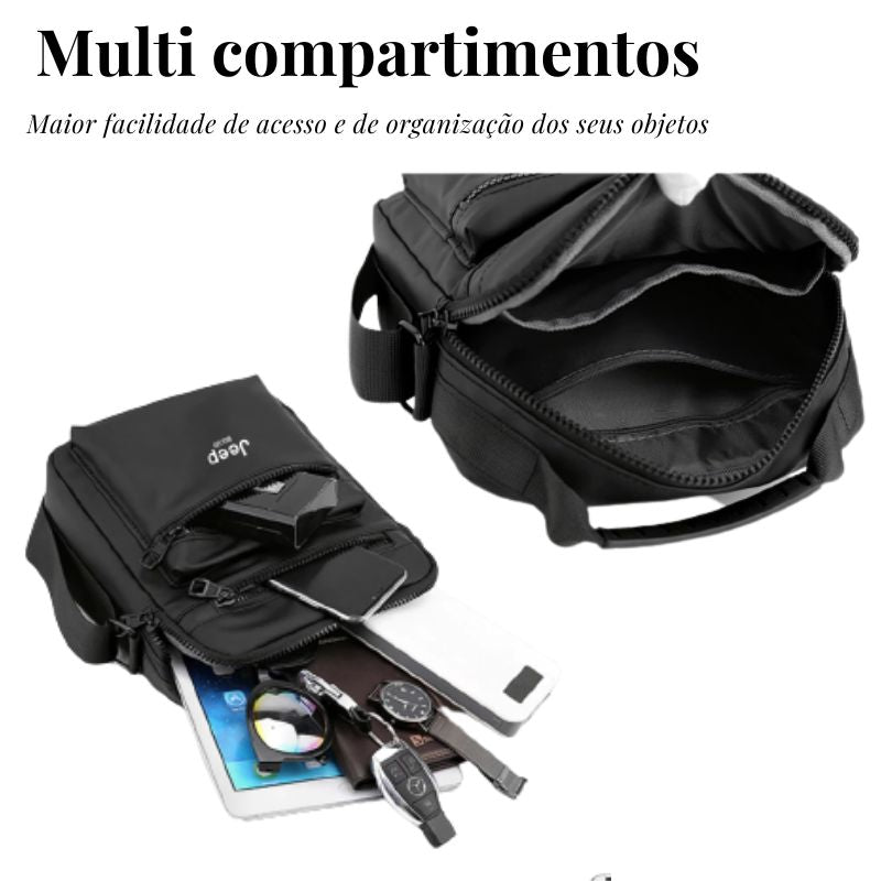 Bolsa Masculina Transversal à prova d'água