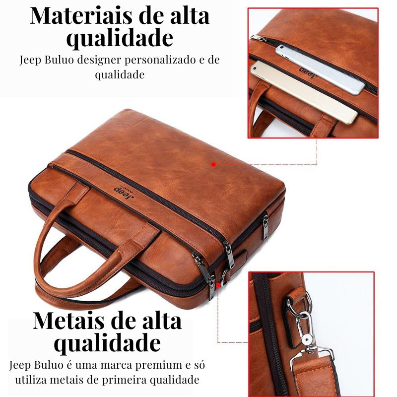 Bolsa Transversal Masculina Para Notebook Jeep Buluo